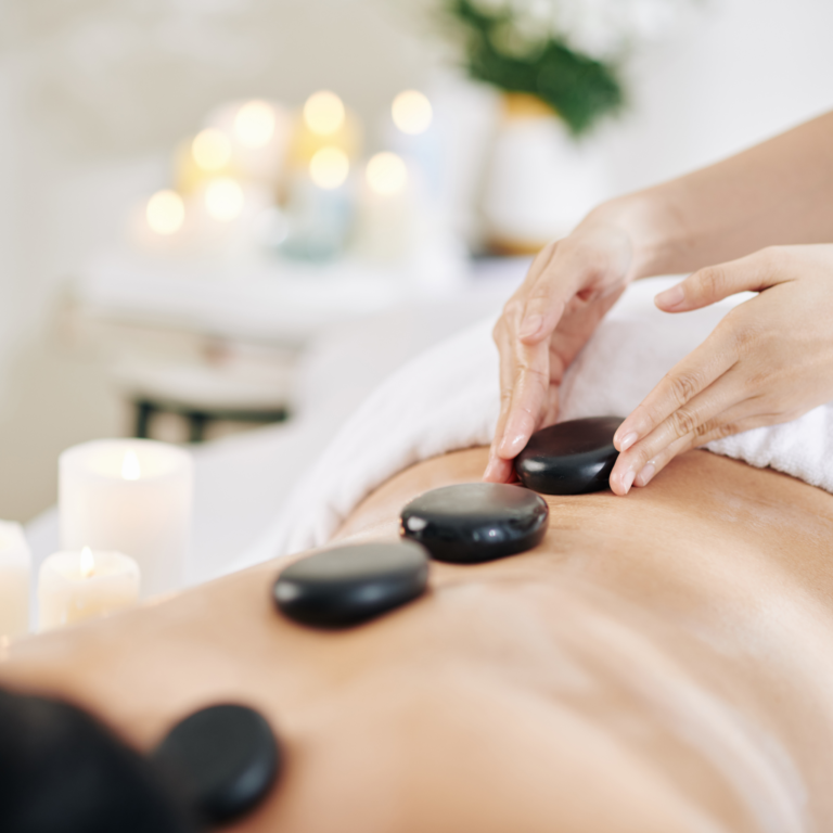 Rituel « Massage aux pierres chaudes »